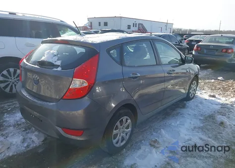 2014 Hyundai Accent Gs from USA, damaged, VIN KMHCT5AE0EU159365